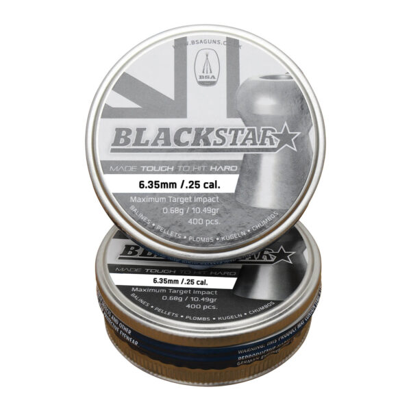 BSA Guns BlackStar .25 Pellet Ammunition for Air Rifles