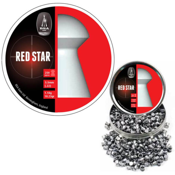 BSA Guns RedStar Pellet Ammunition for Air Rifles